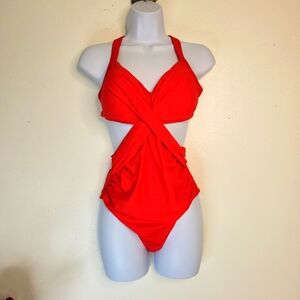 Bright red swimsuit 🩱 size medium